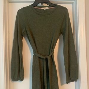 Green Sweater Dress